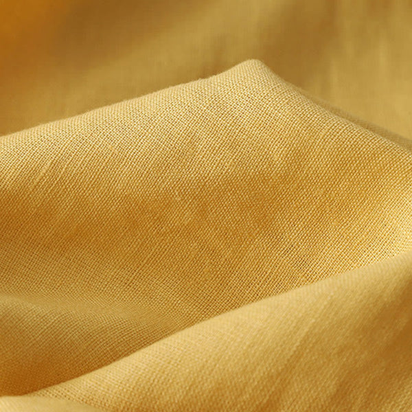 Buddha Stones Casual Plain Ruffled Hem Crew Neck Tie Women's Polyester T-shirt