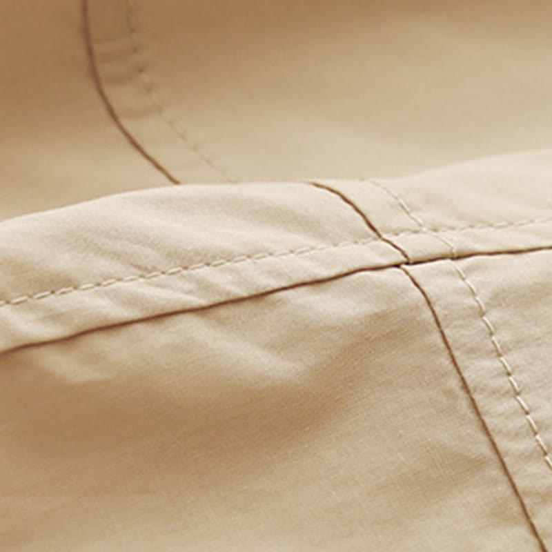 Buddha Stones 2pcs Women's Three-quarter Sleeve Shirt Harem Pants Meditation Clothing Set