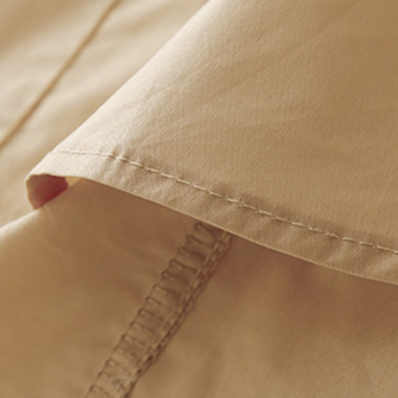 Buddha Stones 2pcs Women's Three-quarter Sleeve Shirt Harem Pants Meditation Clothing Set