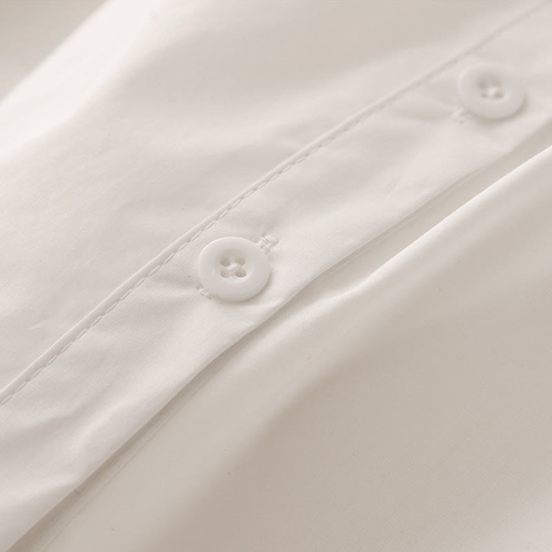 Buddha Stones 2pcs Women's Three-quarter Sleeve Shirt Harem Pants Meditation Clothing Set