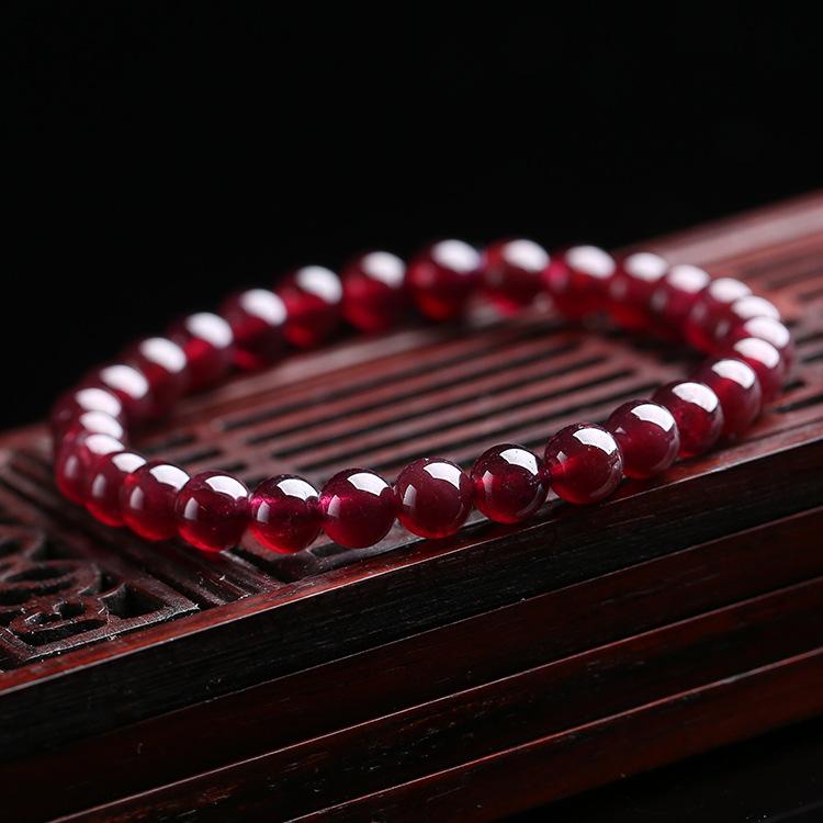 Sacred Heart Ignite: Garnet Passion Pulse Bracelet