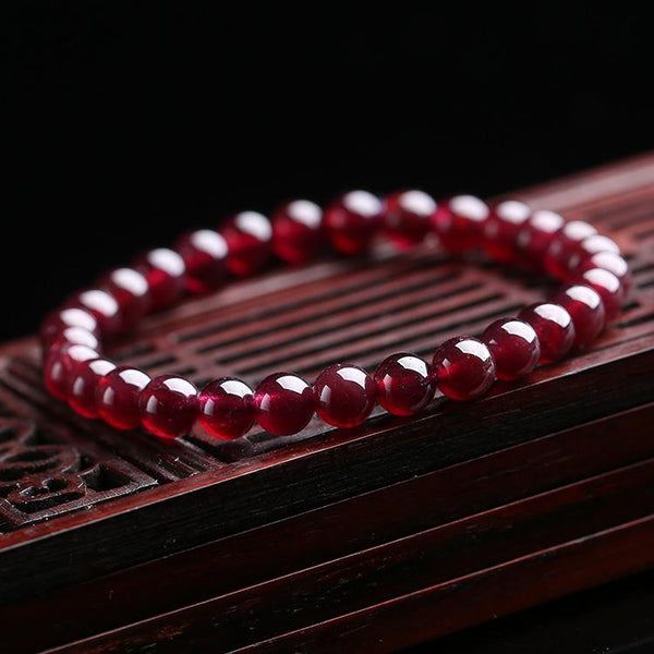 Sacred Heart Ignite: Garnet Passion Pulse Bracelet