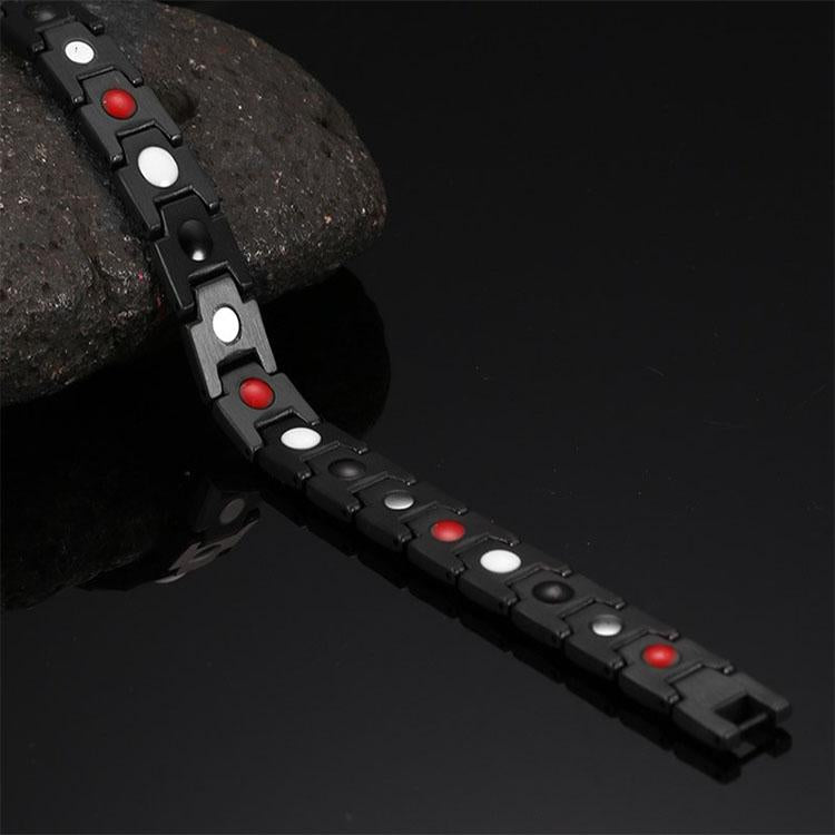 HarmonyFlow IonShield Bracelet – Germanium-Titanium Magnetic Wellness Armor