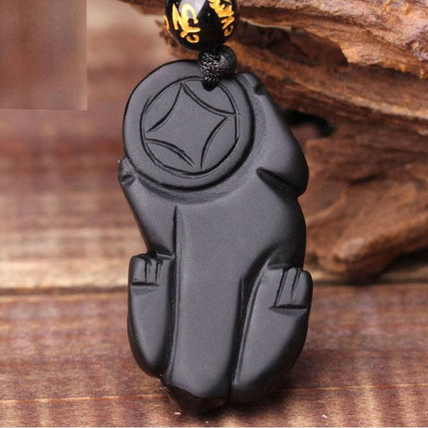 Eternal Guardian Pixiu Necklace – Obsidian Wealth Vault