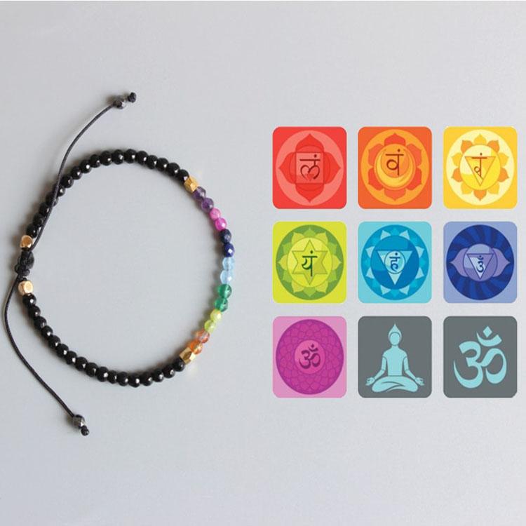 Cosmic Harmony Chakra & Zodiac Bracelet Set - Unlock Inner Power & Destiny