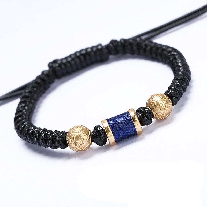 Golden Harmony Feng Shui Coin Bracelet - Wealth Activation & Protection
