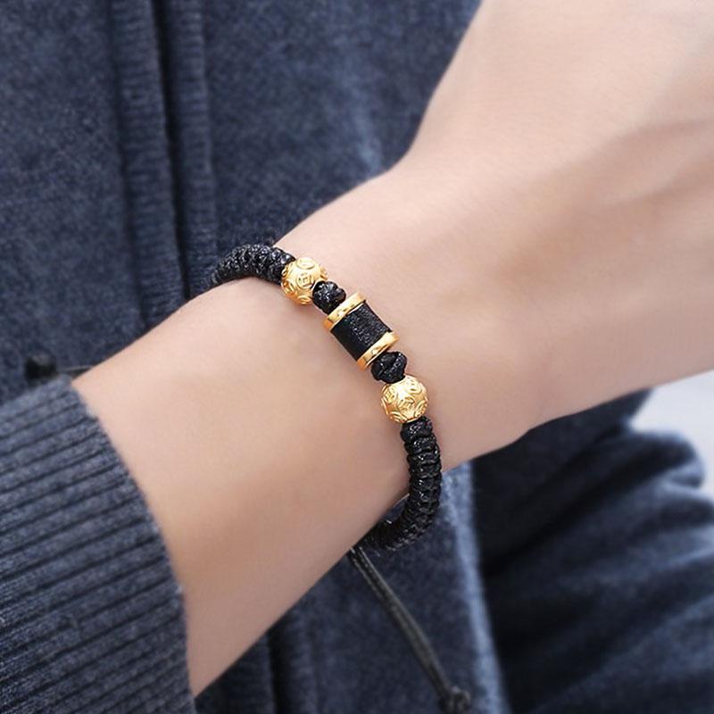 Golden Harmony Feng Shui Coin Bracelet - Wealth Activation & Protection