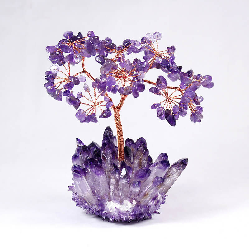 Tranquil Bloom – Amethyst Tree of Life for Calm & Spiritual Balance
