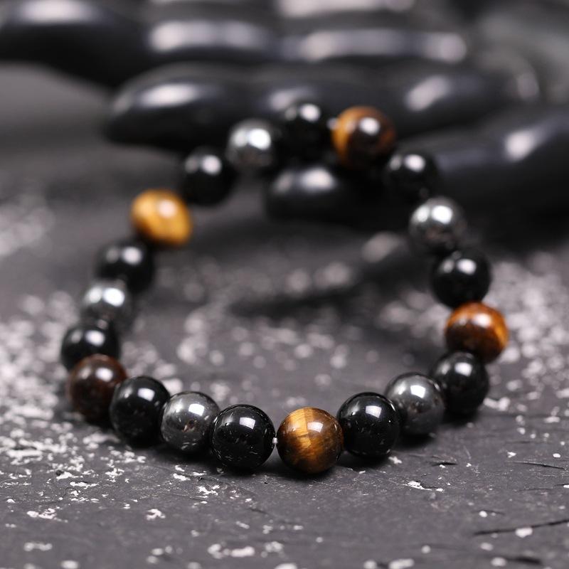 Trinity Guardian Stone Bracelet - 3-in-1 Energy Shield & Spiritual Armor