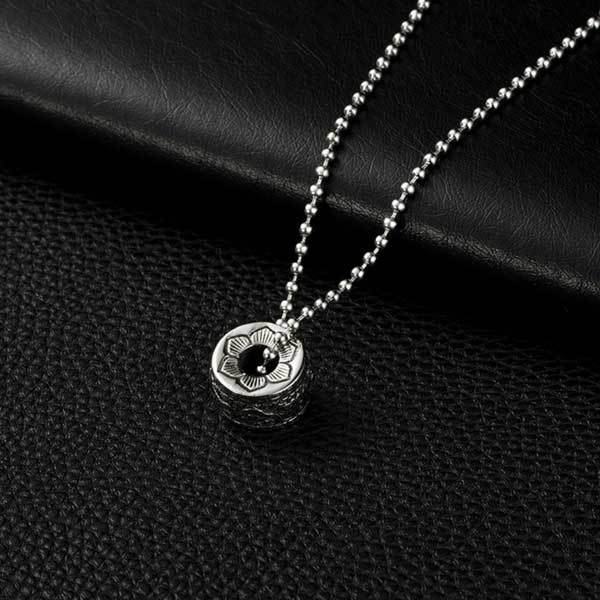 Sacred Six Mantra Necklace - Om Mani Padme Hum Spiritual Armor