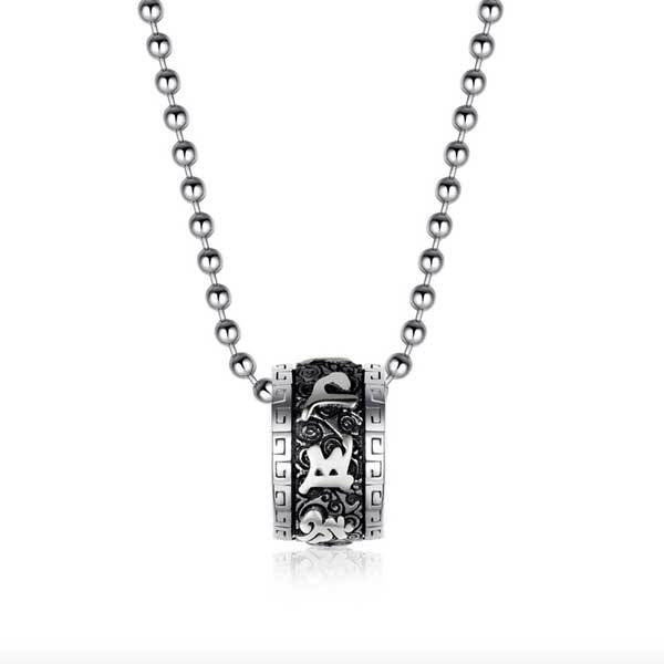 Sacred Six Mantra Necklace - Om Mani Padme Hum Spiritual Armor