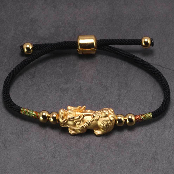 Harmony Guardian Piyao Bracelet – Dual-Color Wealth Talisman