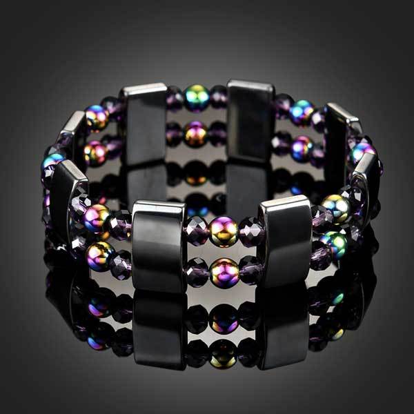 Harmony Flow Magnetic Hematite Bracelet – Grounding & Wellness Energizer