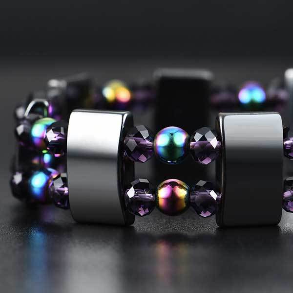 Harmony Flow Magnetic Hematite Bracelet – Grounding & Wellness Energizer