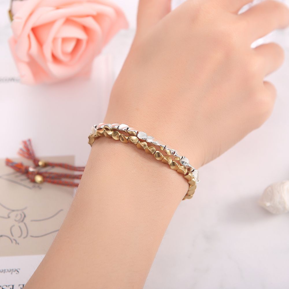 Handmade Tibetan Copper Energy Bracelet - Spiritual Healing & Protective Power