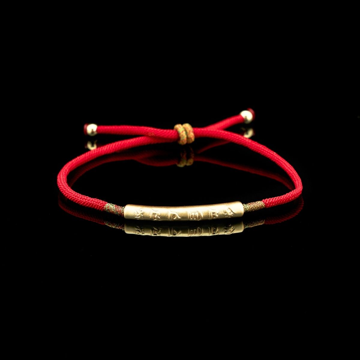 Sacred Om Tibetan Red String Bracelet – Mantra-Charged Luck & Protection