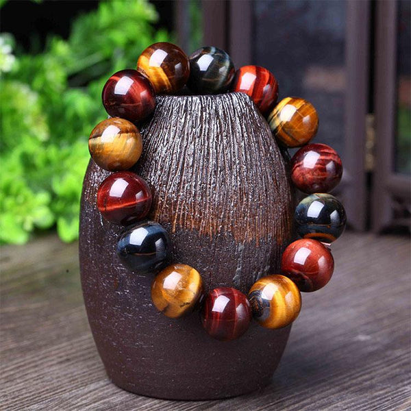 Fearless Vision Tiger’s Eye Bracelet – Clarity & Evil Eye Protector